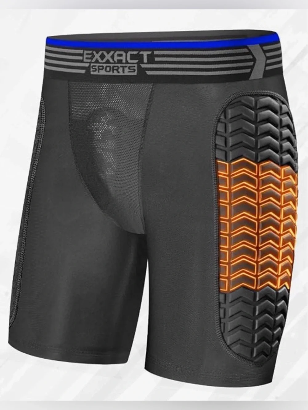 Exxact Sports Baseball Sliding Padded Compression Shorts – Black – Youth XL